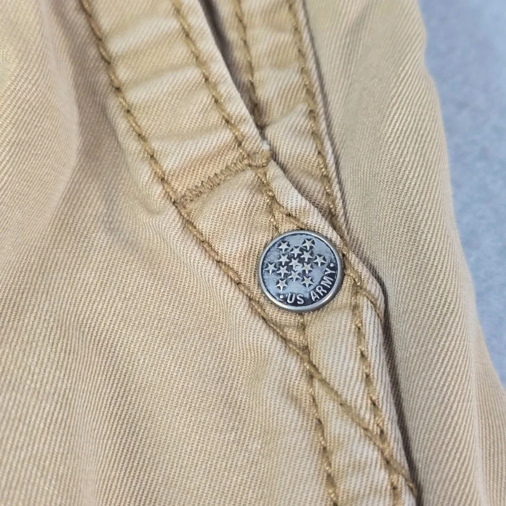 US Army 1st Infantry Division Pants Mens 38x32 (37x30) Khaki Military Utility
